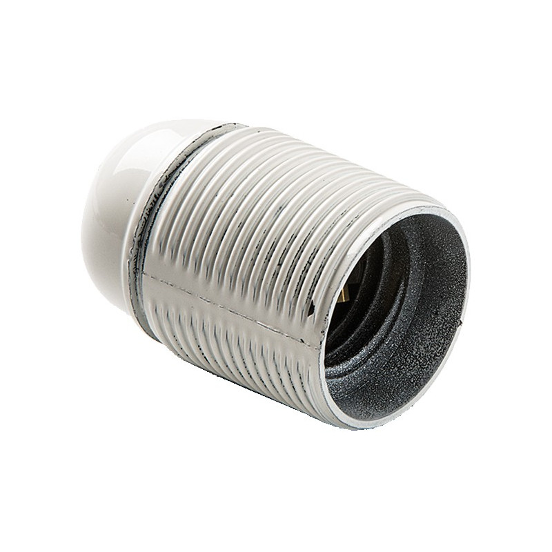 PORTALAMPARAS ROSCADO A4 E-27 BLANCO