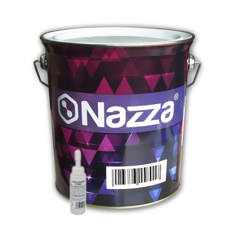 PINTURA TOP-COAT PARAFINADO BLANCO NAZZA 1KG.+ PEROXIDO 20ML