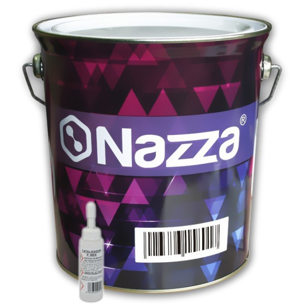 PINTURA TOP-COAT PARAFINADO BLANCO NAZZA 1KG.+ PEROXIDO 20ML
