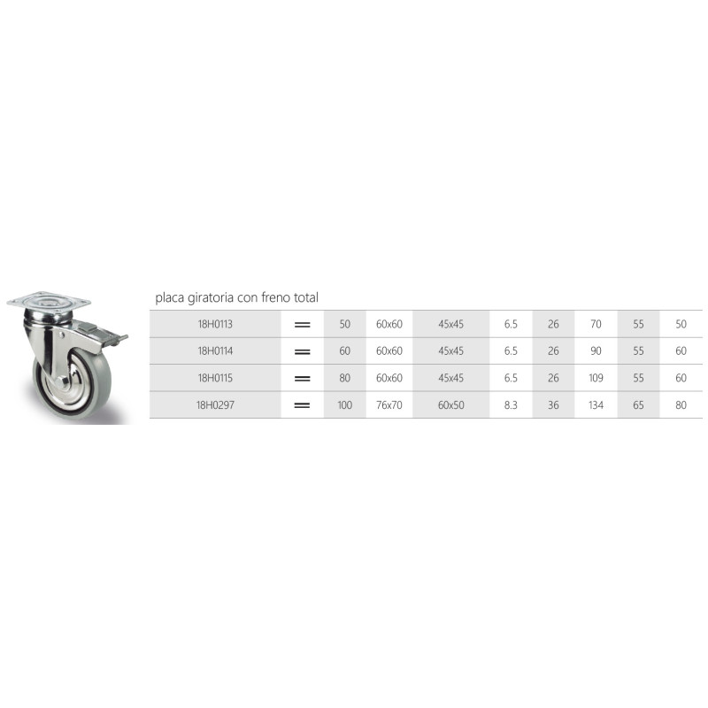 RUEDA UNITY TPL 100 P1 FR