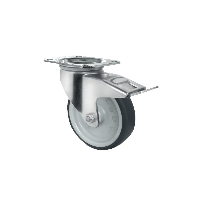 RUEDA BASIC P2V2 R1W 100 PLACA FRENO