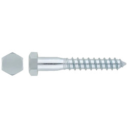 TORNILLO BARRAQUERO ZINC. DIN 571 10x50mm