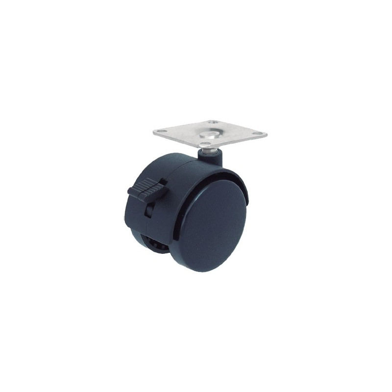 RUEDA NINA 50MM P42x42 FRENO NEGRO