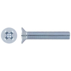 TORNILLO PH2 ZINC. DIN 965 M5x20 C/AVELLANADA BLISTER 6UND