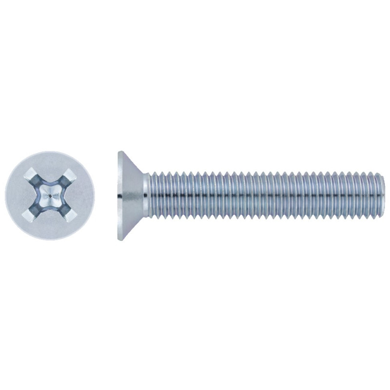 TORNILLO PH2 ZINC. DIN 965 M5x20 C/AVELLANADA BLISTER 6UND