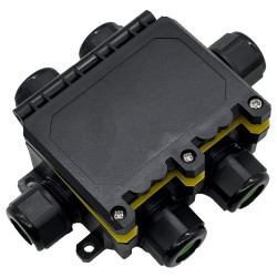 CAJA ESTANCA 6 CONEXIONES M20+REGLETA PARA CABLE