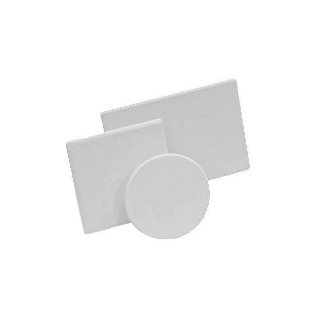 TAPA C/TORNILLOS 160X100 BLANCO