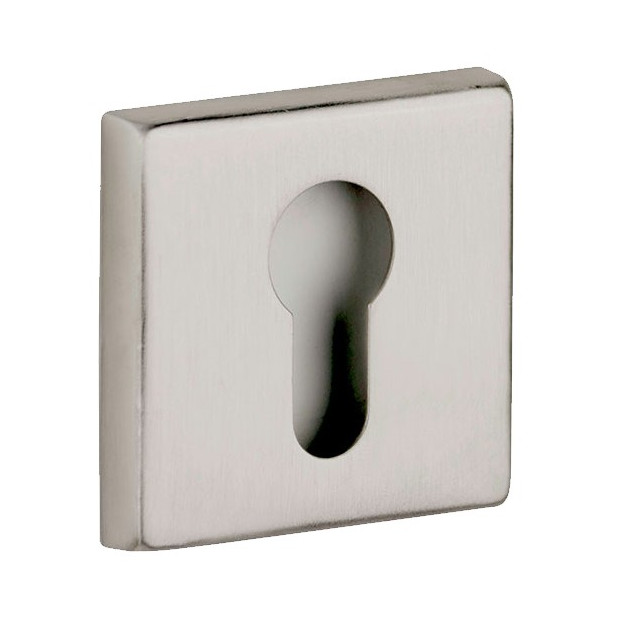 ROSETA CUADRADA C/BOCALLAVE INOX