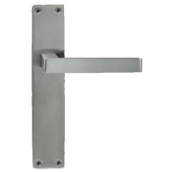 JGO MANIVELA C/PLACA  RECT. INOX SV-P413