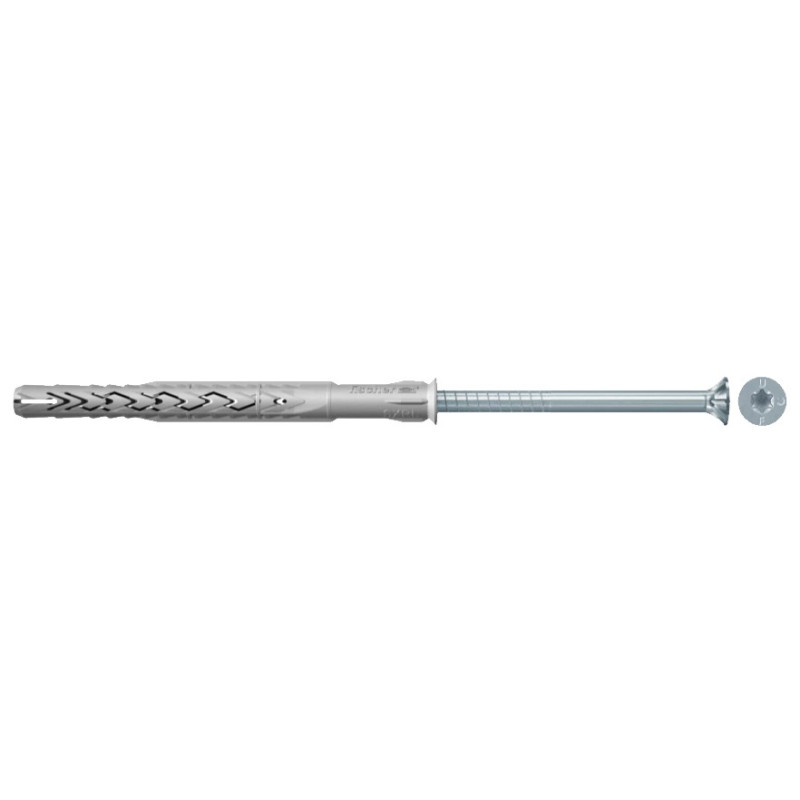 TACO SXRL 10x100+TORNILLO ZN AVE.