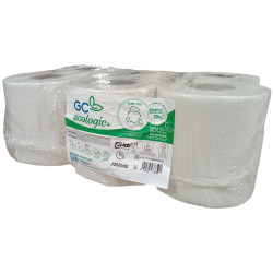 PAPEL SECAMANOS 2 CAPAS RECYC. LT 106M. (6und.)