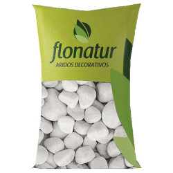 PIEDRA RODADA BLANCA 40/60 25KG.