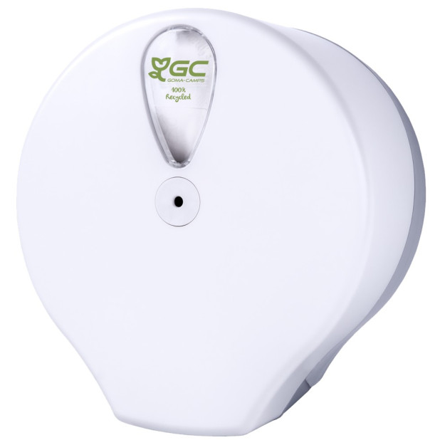 DISPENSADOR PAPEL HIGIENICO INDUSTRIAL PLASTICO REC.