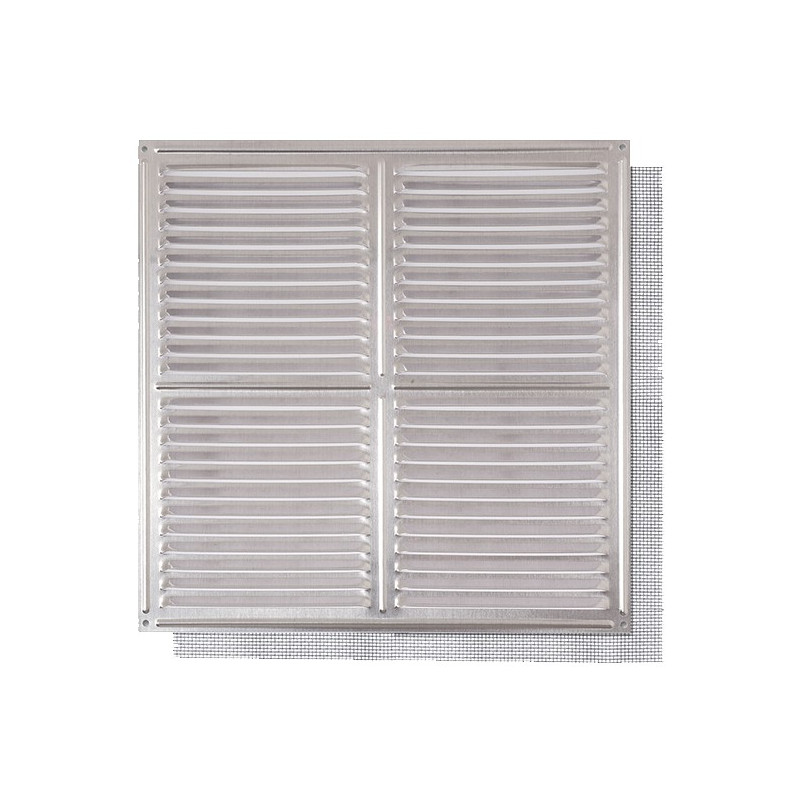 REJILLA C/MOSQUITERA 30x30CM ALUMINIO