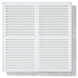 REJILLA C/MOSQUITERA 30x30CM BLANCO