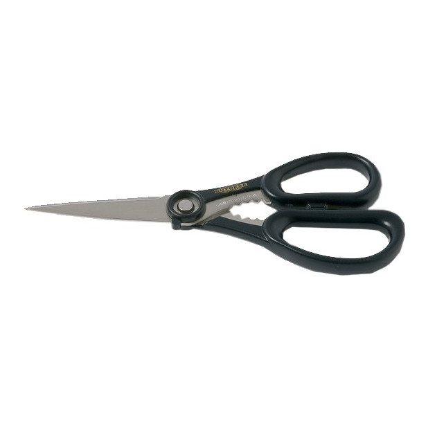 TIJERA MICRODENTADA AZUL INOX 8"-20cm