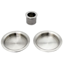 2 CAZOLETAS+DEDAL REDONDO 56MM INOX