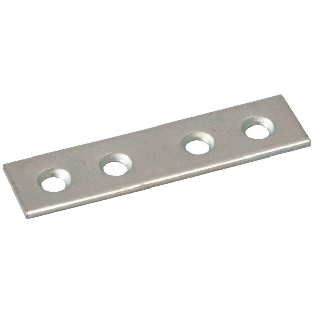 PLACA ENSAMBLE PUNTA CUADRADA 80x20 CINC.