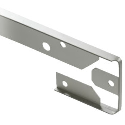 PROLONGACION T9 ENCIMERA RECTA 38,5MM PLATA MATE