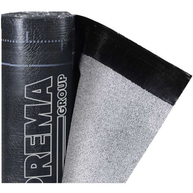 TELA ASFALTICA SBS FV 4KG MIN PIZARRA GRIS 10x1MTS.
