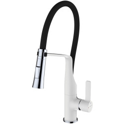 MONOMANDO FREGADERO CROMO BLANCO EC3 CHEF 6