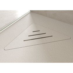 PLATO DUCHA CORNER DESAGÜE IZQ 140X80 PERLA