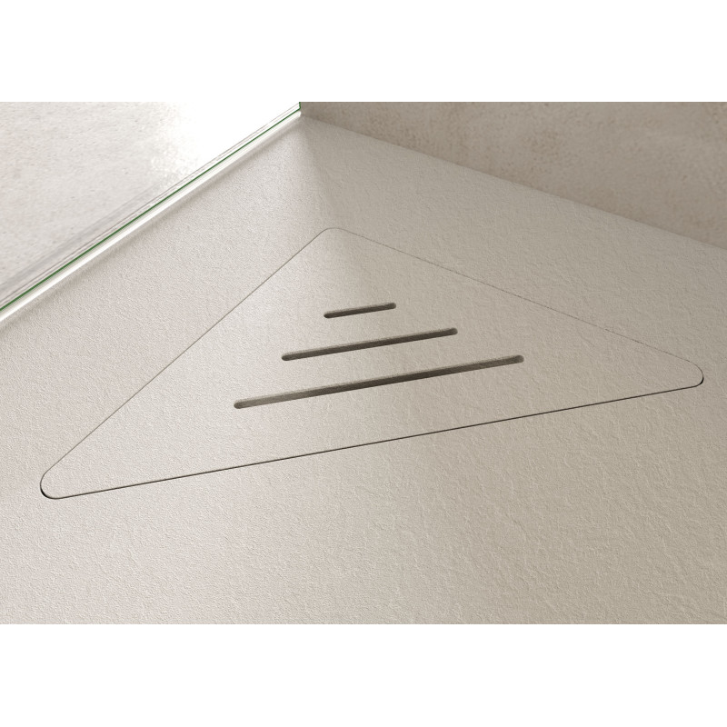 PLATO DUCHA CORNER DESAGÜE IZQ 140X80 PERLA