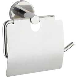 PORTARROLLO MURAL C/TAPA BOSIO SHINE INOX