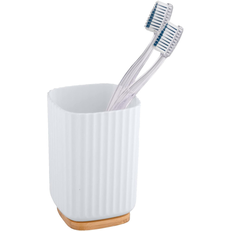 VASO HIGIENE DENTAL ROTELLO BLANCO