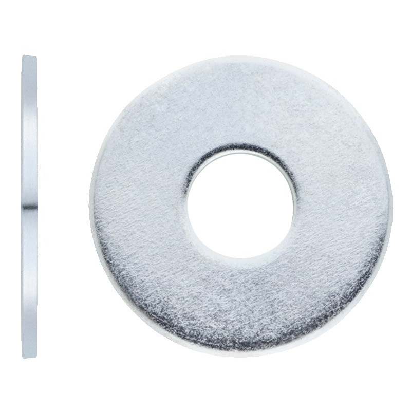 ARANDELA PLANA ANCHA ZINC. DIN 9021 M4