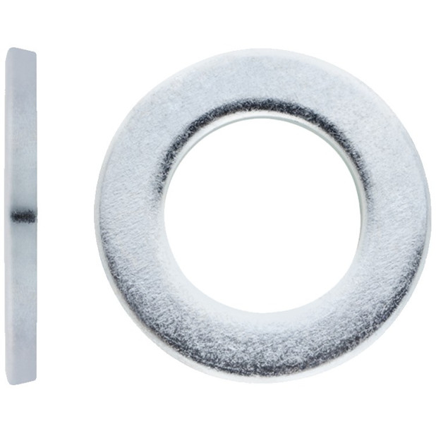 ARANDELA PLANA ZINC. DIN 125 M8