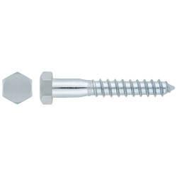 TORNILLO BARRAQUERO ZINC. DIN 571 8x150mm