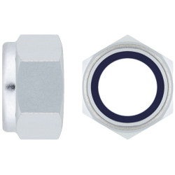 TUERCA AUTOBLOCANTE ZINC. DIN 985 M8 SW13