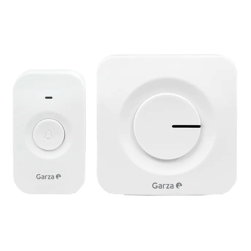 TIEMBRE INALAMBRICO BAT PORT. BLANCO 2 RECEPT.