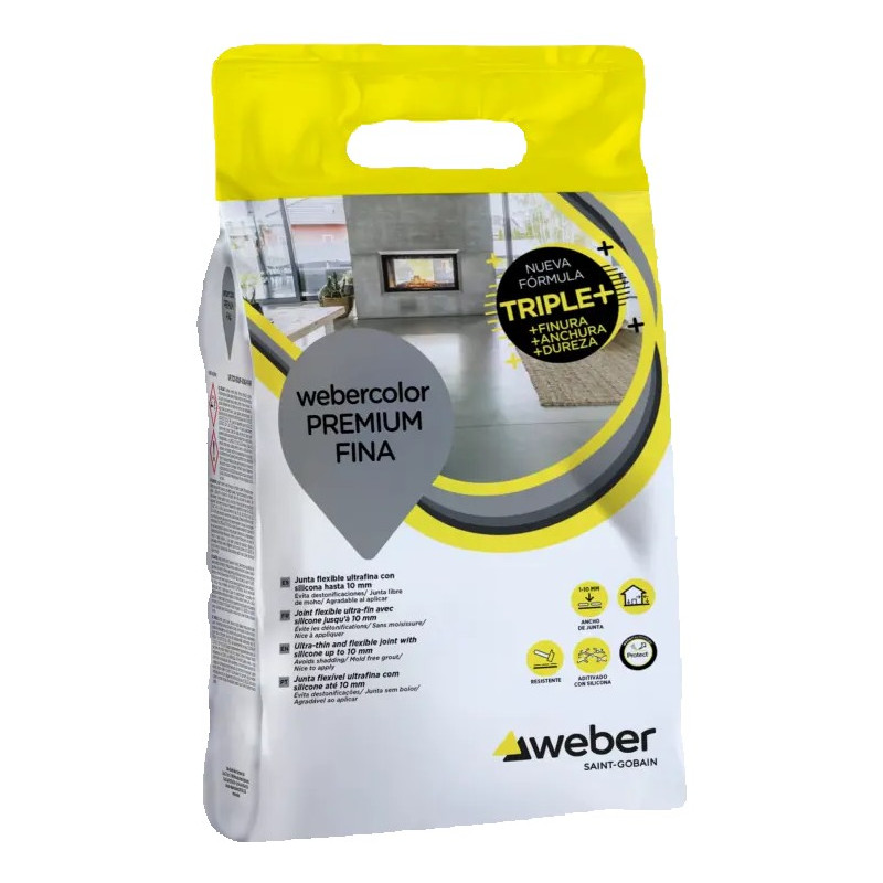 WEBERCOLOR PREMIUM FINA 3KG PERLA