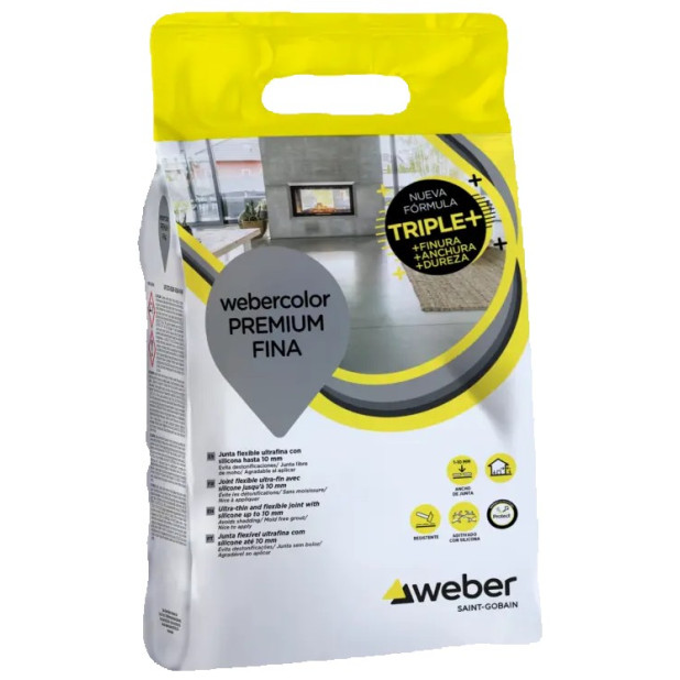 WEBERCOLOR PREMIUM FINA 3KG PERLA