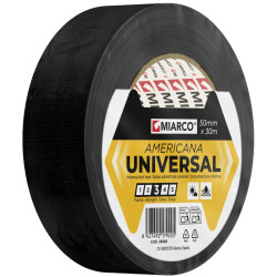 CINTA AMERICANA UNIVERSAL NEGRA 50MMx30MTS