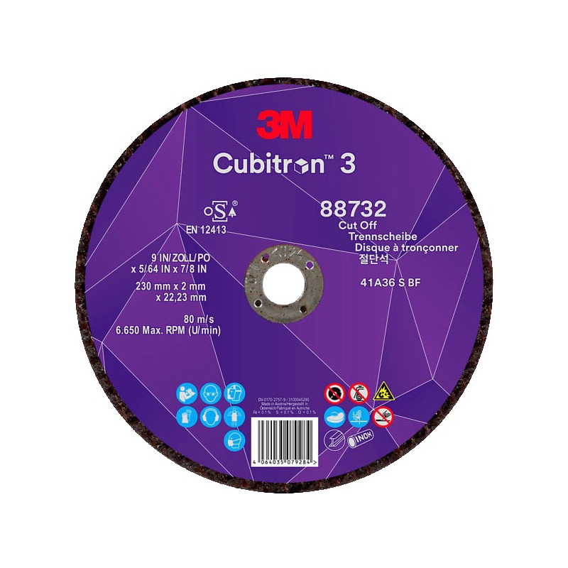 DISCO CORTE CUBITRON 230x2x22,23MM