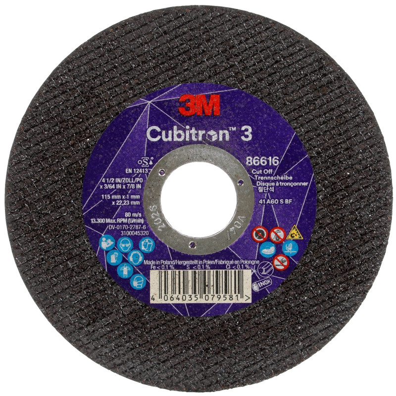 DISCO CORTE CUBITRON 115x1,0X22,23MM