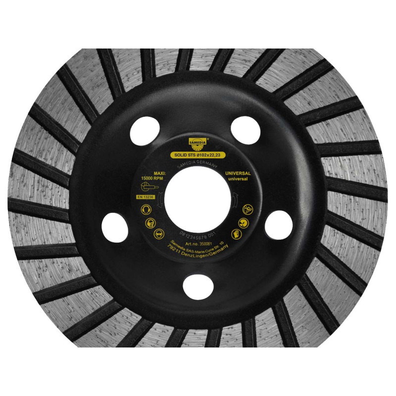 MUELA DE DIAMANTE HORMIGON SOLID STS 180x22,23MM