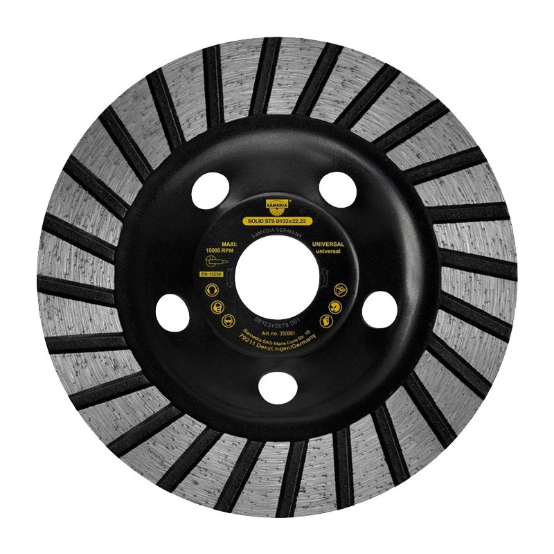 MUELA DE DIAMANTE HORMIGON SOLID STS 110x22,23MM