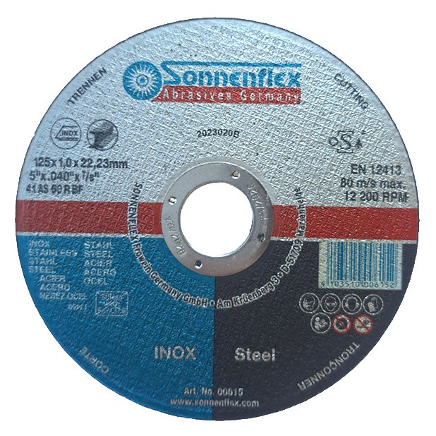 DISCO CORTE SILVERSTAR STANDARD 125x1,0x22,23mm INOX