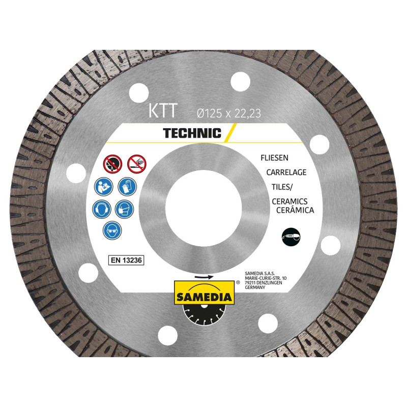 DISCO DIAMANTE PORCEL TECHNIC KTT 115x22,23mm