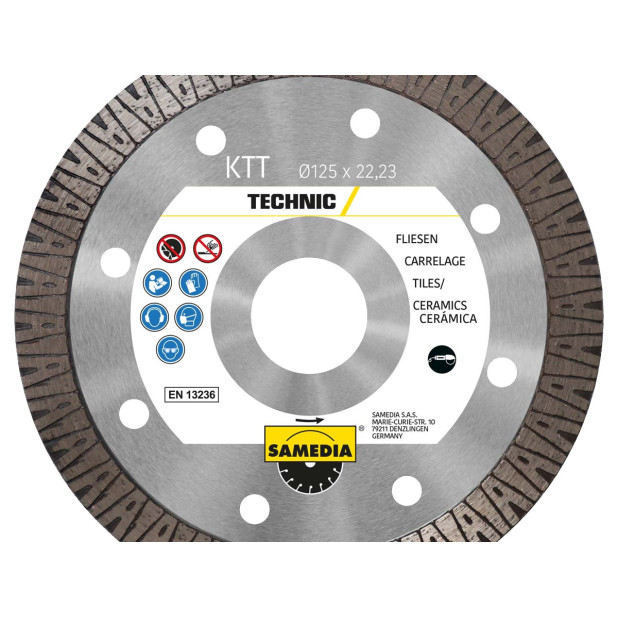DISCO DIAMANTE PORCEL TECHNIC KTT 115x22,23mm