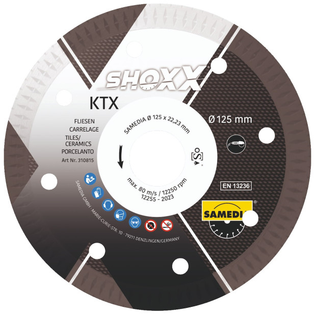DISCO DIAMANTE PORCEL SHOXX KTX 115x22,23mm
