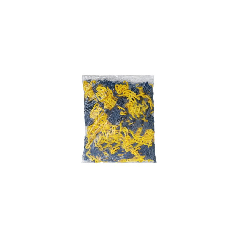 CADENA PVC NEGRA/AMARILLA 6MM (25MTS)
