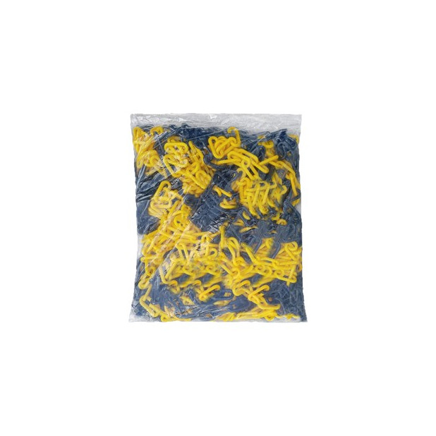CADENA PVC NEGRA/AMARILLA 6MM (25MTS)