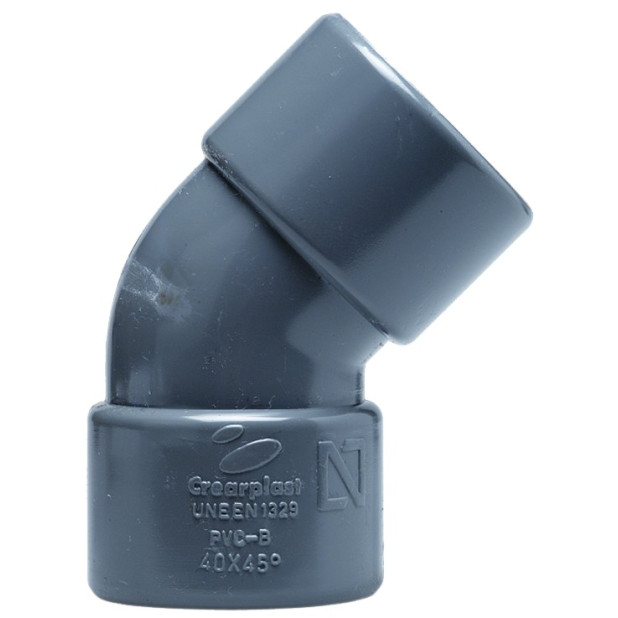 CODO 45º H-H D40