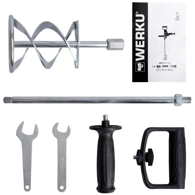 MEZCLADOR PINTURA-MORTERO 50KG 1050W