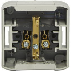 BASE TOMA FORIX IP44 2P+T GRIS